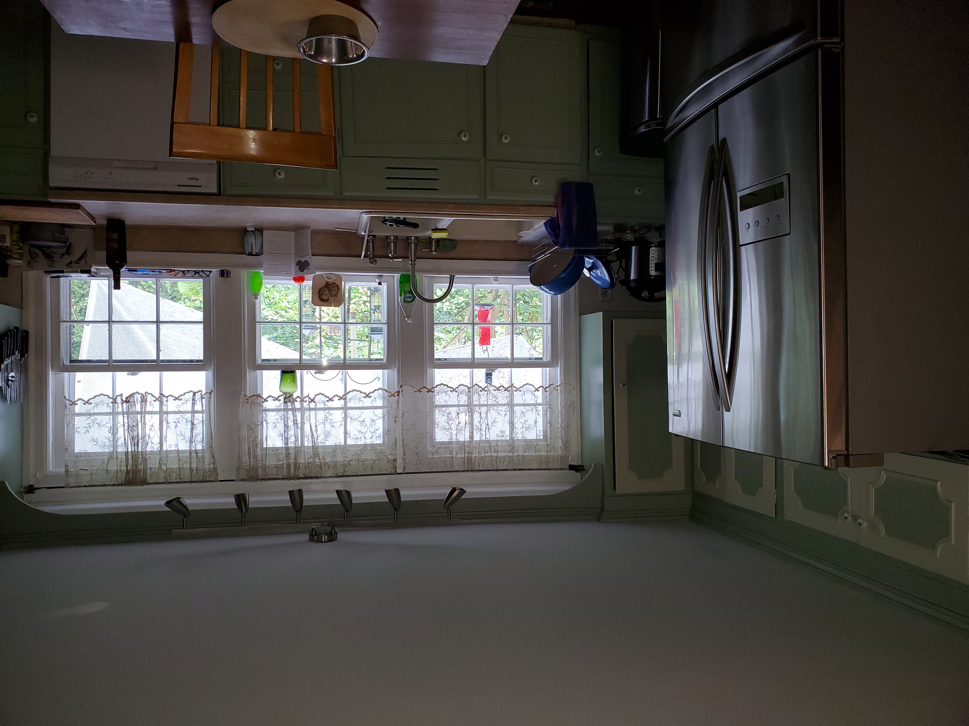 Kitchen Sink and Fridge